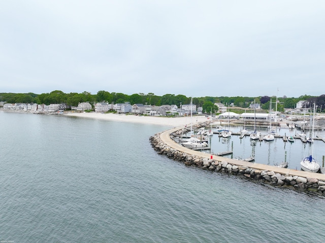 22 Shore Rd, East Lyme, CT 06357 - water view with a dock