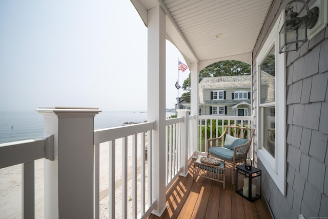 22 Shore Rd, East Lyme, CT 06357 - balcony featuring a water view