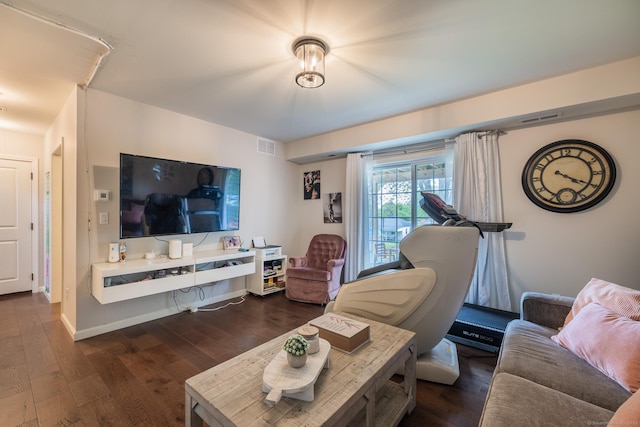 20 Jeffrey Ln, Southington, CT 06451 - living area featuring dark wood-style floors