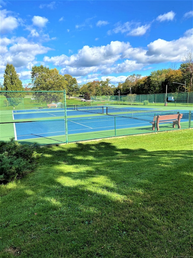 49 Warner Rd, Bridgewater, CT 06752 - view of tennis court