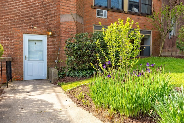 201 College St Unit 3, Middletown, CT 06457 - view of exterior entry featuring brick siding
