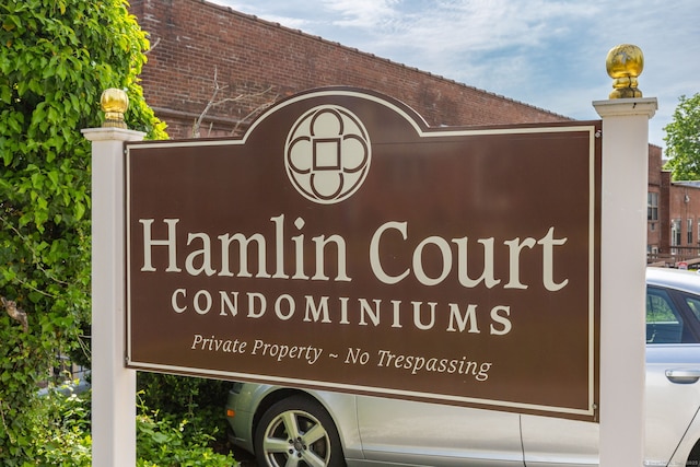 201 College St Unit 3, Middletown, CT 06457 - view of community / neighborhood sign