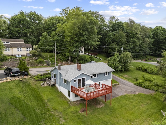 114 Wildwood Rd, East Haddam, CT 06415 - view from above of property