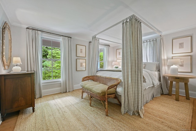 4 Budner Ln, Westport, CT 06880 - bedroom featuring crown molding and baseboards