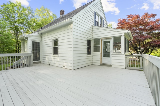 291 Maple Hill Rd, Naugatuck, CT 06770 - deck with a sunroom
