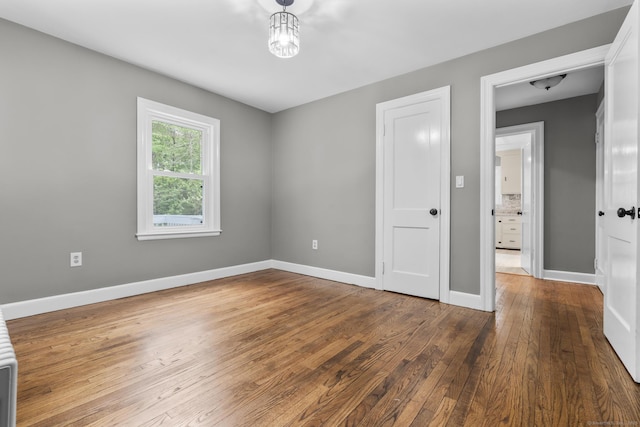 291 Maple Hill Rd, Naugatuck, CT 06770 - empty room featuring hardwood / wood-style flooring and baseboards