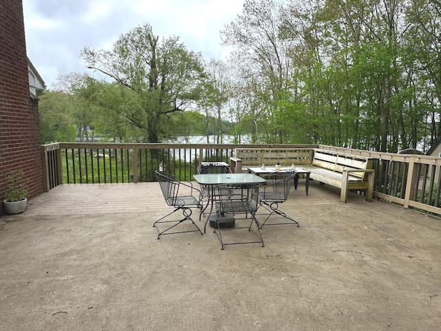 331 Pond Hill Rd, Plainfield, CT 06354 - view of patio with a wooden deck and outdoor dining space