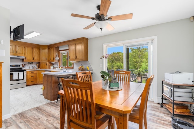 232 Bailey Hill Rd, Killingly, CT 06239 - dining space featuring ceiling fan