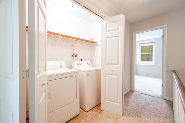 5 Bridgewater Cmn Unit 5, Bridgewater, CT 06752 - washroom featuring washing machine and clothes dryer and light carpet