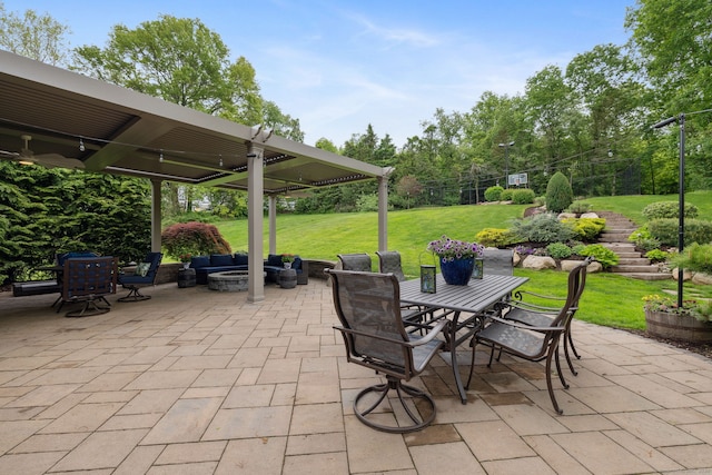 23 Blackhaw Dr, Cromwell, CT 06416 - view of patio / terrace featuring outdoor dining space and stairway