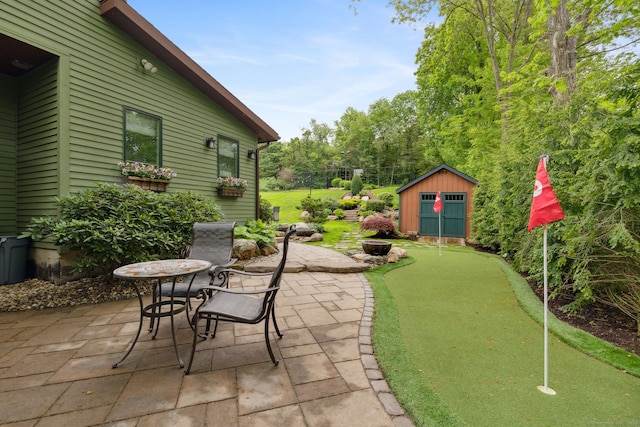 23 Blackhaw Dr, Cromwell, CT 06416 - view of patio / terrace featuring a putting green