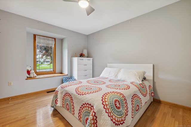 23 Blackhaw Dr, Cromwell, CT 06416 - bedroom featuring wood finished floors, baseboards, and ceiling fan