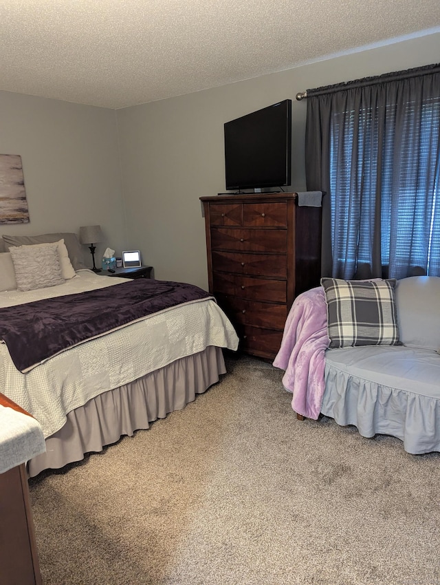 151 Heritage Vlg Unit B, Southbury, CT 06488 - bedroom featuring carpet flooring and a textured ceiling
