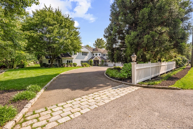166 Long Lots Rd, Westport, CT 06880 - view of front facade featuring driveway