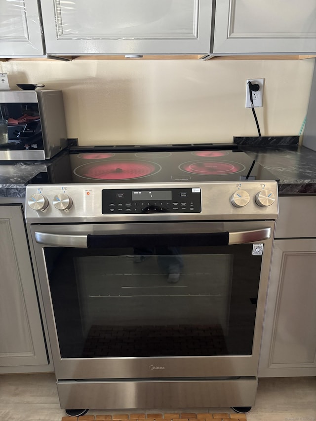 1012 Old Colony Rd Lot 85, Meriden, CT 06451 - kitchen view of stainless steel appliances and light wood-type flooring