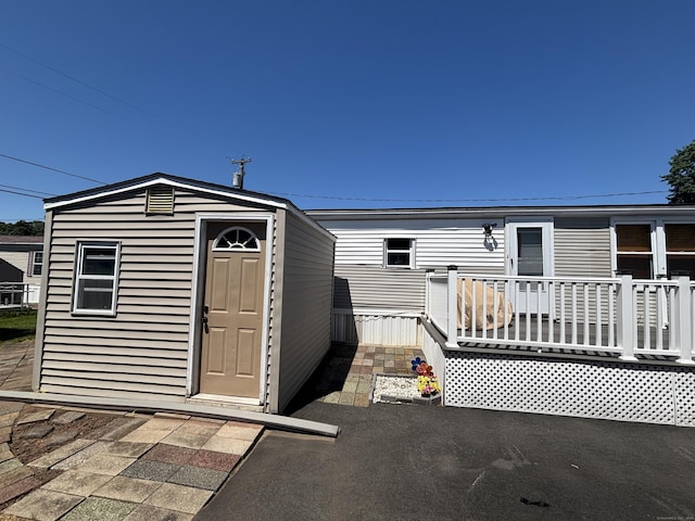 1012 Old Colony Rd Lot 85, Meriden, CT 06451 - view of front of home featuring a deck