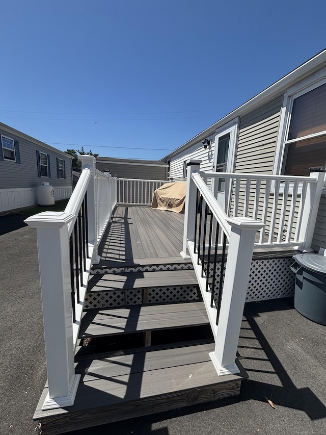 1012 Old Colony Rd Lot 85, Meriden, CT 06451 - view of wooden deck