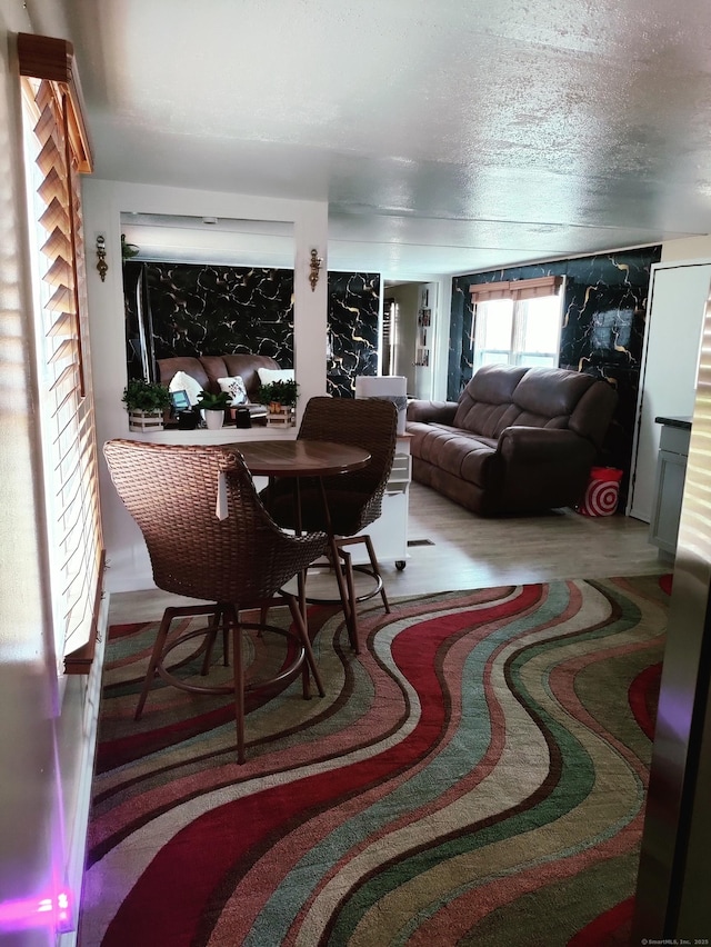 1012 Old Colony Rd Lot 85, Meriden, CT 06451 - living area featuring a textured ceiling