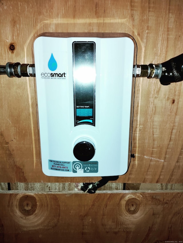 1012 Old Colony Rd Lot 85, Meriden, CT 06451 - detailed view of tankless water heater