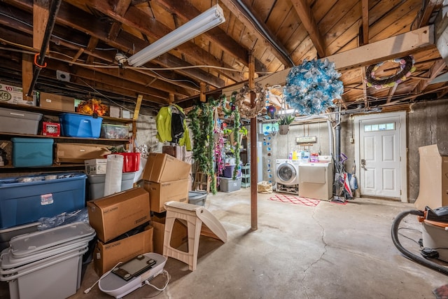 314 Old Wolcott Rd, Bristol, CT 06010 - unfinished basement with independent washer and dryer