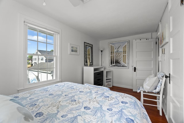 15 Attawan Ave, East Lyme, CT 06357 - bedroom with dark wood-type flooring and baseboards