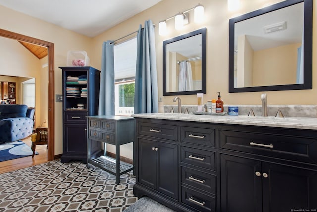 10 Colonial Dr, Clinton, CT 06413 - full bath with double vanity and curtained shower