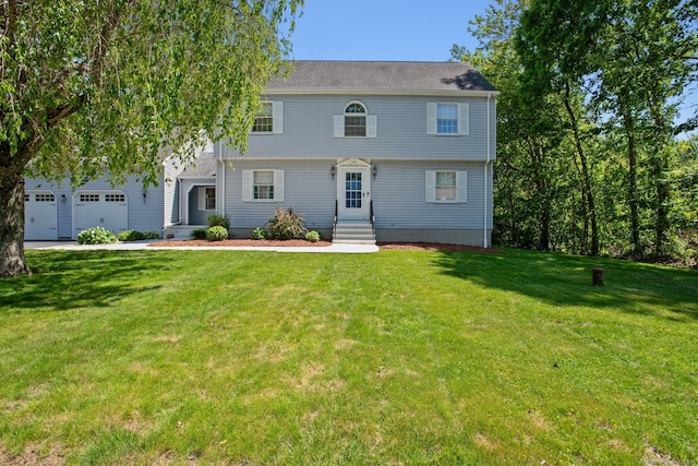 10 Colonial Dr, Clinton, CT 06413 - colonial home featuring a front yard and entry steps