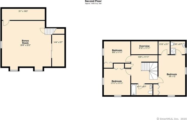 10 Colonial Dr, Clinton, CT 06413 - floor plan / room layout