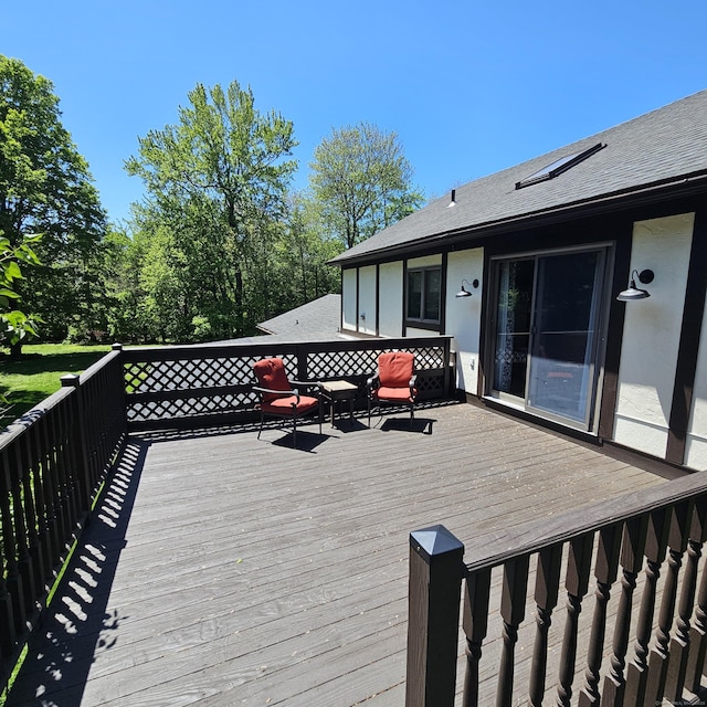 37 Judy Ln, Wolcott, CT 06716 - view of wooden terrace
