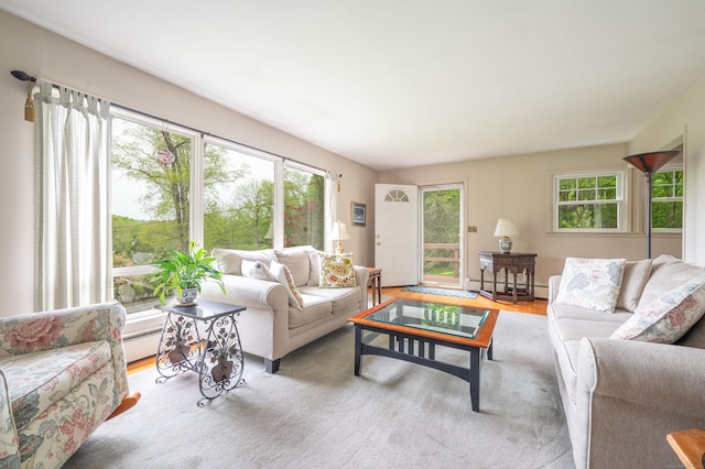 5 Old Bethel Rd, Newtown, CT 06470 - living room with a baseboard radiator