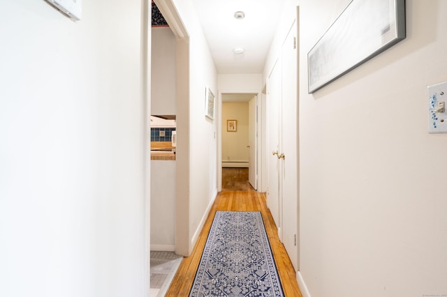 5 Old Bethel Rd, Newtown, CT 06470 - hallway featuring light wood-type flooring and baseboards