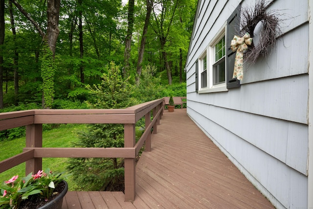 5 Old Bethel Rd, Newtown, CT 06470 - view of wooden terrace
