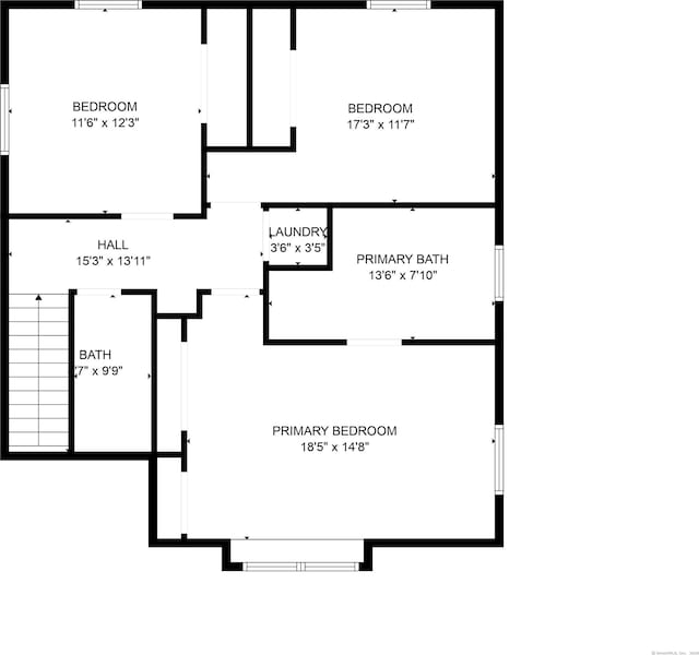 864 Baldwin St, Waterbury, CT 06706 - floor plan / room layout