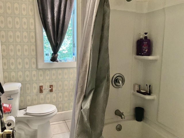 148 Burwell Rd, West Haven, CT 06516 - bathroom with tile patterned floors and shower / bath combination with curtain