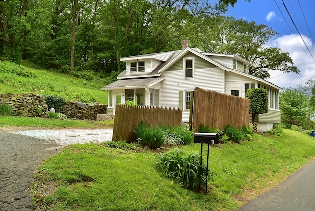 17 Spruce St, Vernon, CT 06066 - view of front of home featuring a chimney