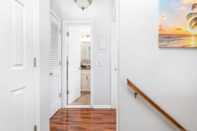 202 Foxwood Ln Unit 202, Milford, CT 06461 - corridor featuring light wood finished floors