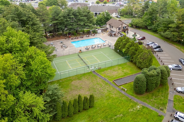 202 Foxwood Ln Unit 202, Milford, CT 06461 - drone / aerial view of a pool