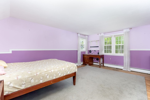 15 Woodcliff Dr, Simsbury, CT 06070 - bedroom featuring lofted ceiling, wood finished floors, and baseboards