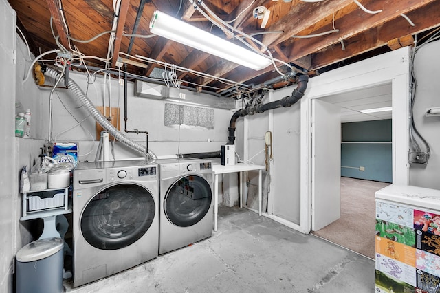 70 Mercer St, Stratford, CT 06614 - laundry room with separate washer and dryer