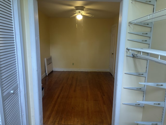 40 Bellevue Rd, New Haven, CT 06511 - hallway with wood finished floors and baseboards