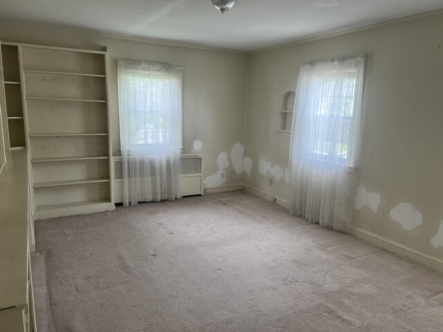 40 Bellevue Rd, New Haven, CT 06511 - carpeted empty room with crown molding and baseboards