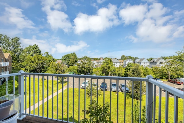 421 Tolland St Unit 312, East Hartford, CT 06108 - balcony with a residential view