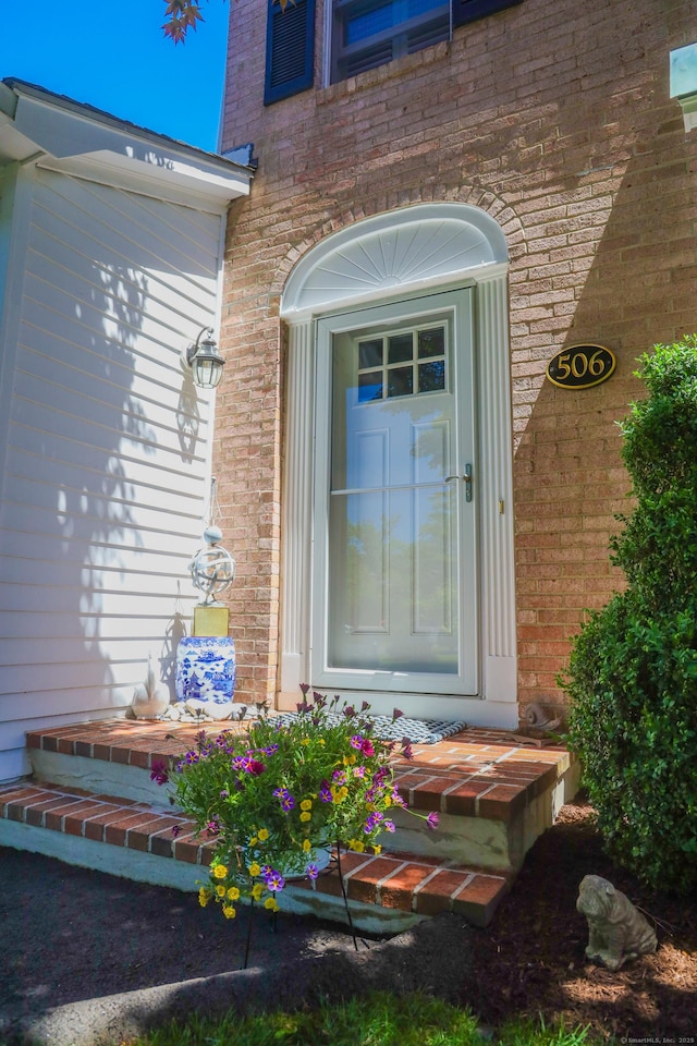 506 Jamestown Rd Unit 506, Stratford, CT 06614 - view of exterior entry featuring brick siding