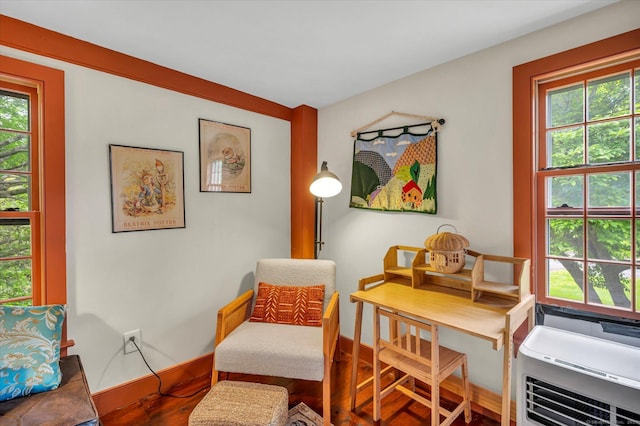 64 W St, Cromwell, CT 06416 - office space with healthy amount of natural light, baseboards, and wood finished floors