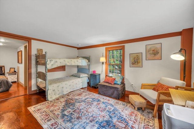 64 W St, Cromwell, CT 06416 - bedroom with wood finished floors, baseboards, and ornamental molding