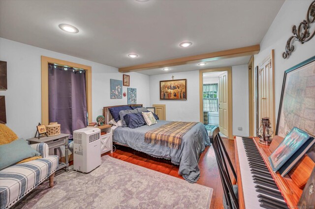 64 W St, Cromwell, CT 06416 - bedroom with wood finished floors and recessed lighting