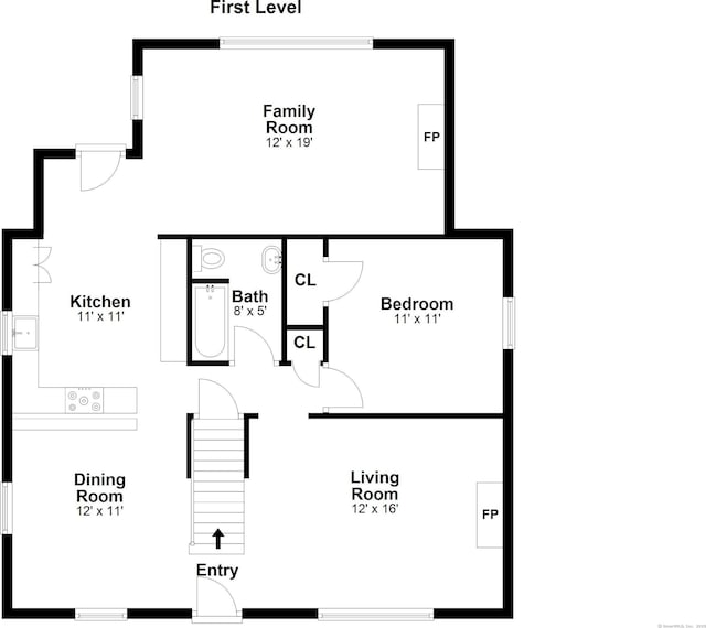 102 Pratt St, Fairfield, CT 06824 - home floor plan