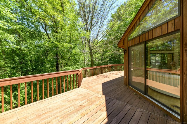 17 Walker Ln, Weston, CT 06883 - view of wooden terrace