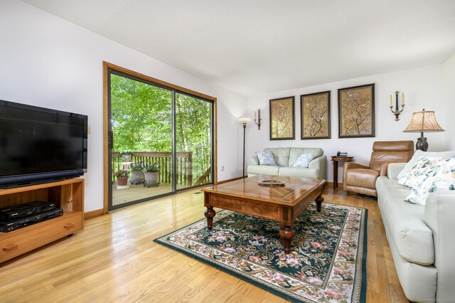 17 Walker Ln, Weston, CT 06883 - living room with wood finished floors and baseboards