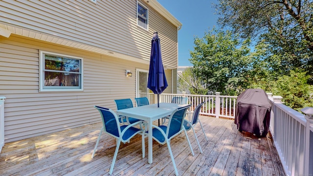 23 Bartlett Mnr, Norwalk, CT 06850 - deck featuring outdoor dining area and area for grilling